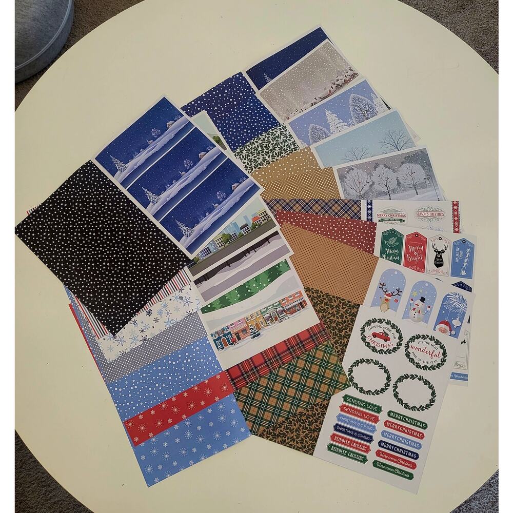 16 pages Christmas Papercraft Sheets